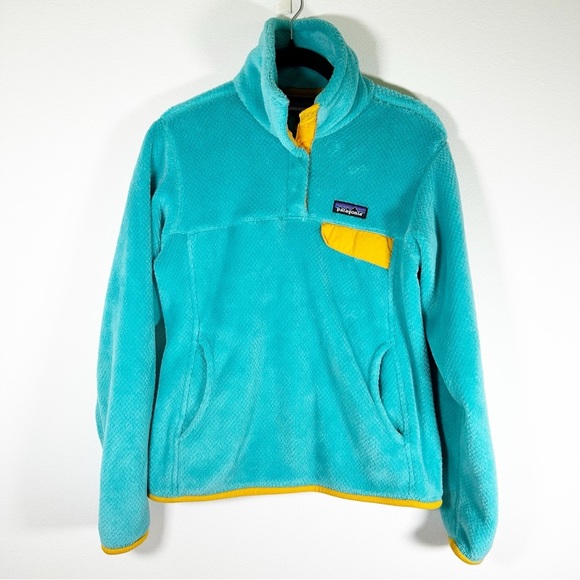 Patagonia Re-Tool Snap-T Fleece Pullover Women’s Small Howling Turquoise - Picture 1 of 10